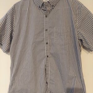 Boy's Blue Checkered Shirt